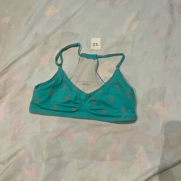 O'Neill Other - Previously loved O’Neill aqua halter sports bra